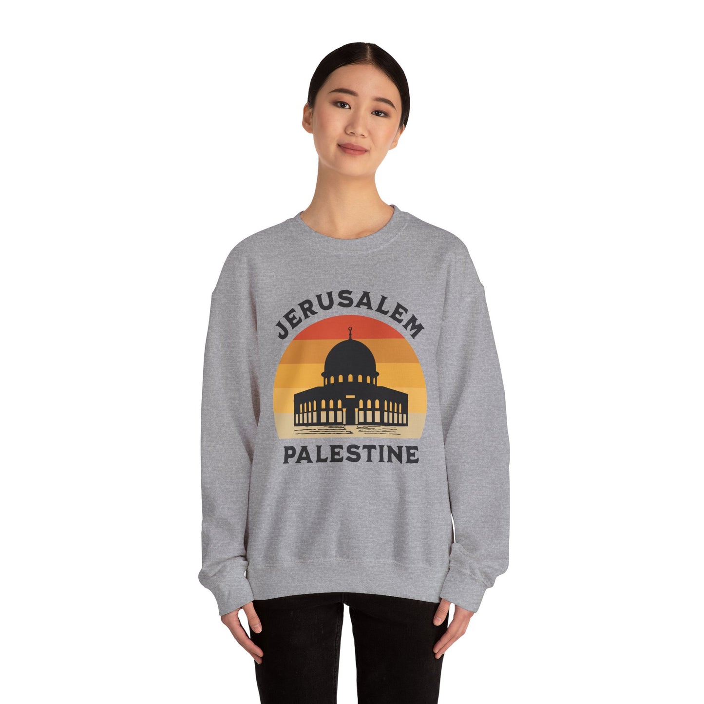 Jerusalem Palestine Dome of The Rock Sunset Sweatshirt