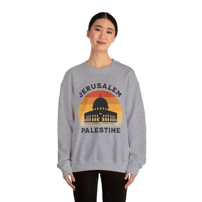 Jerusalem Palestine Dome of The Rock Sunset Sweatshirt