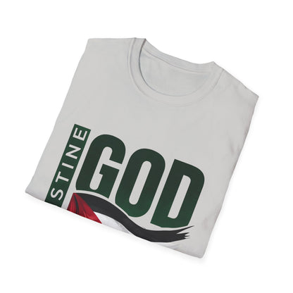 God Bless Palestine - Palestinian Distressed Flag