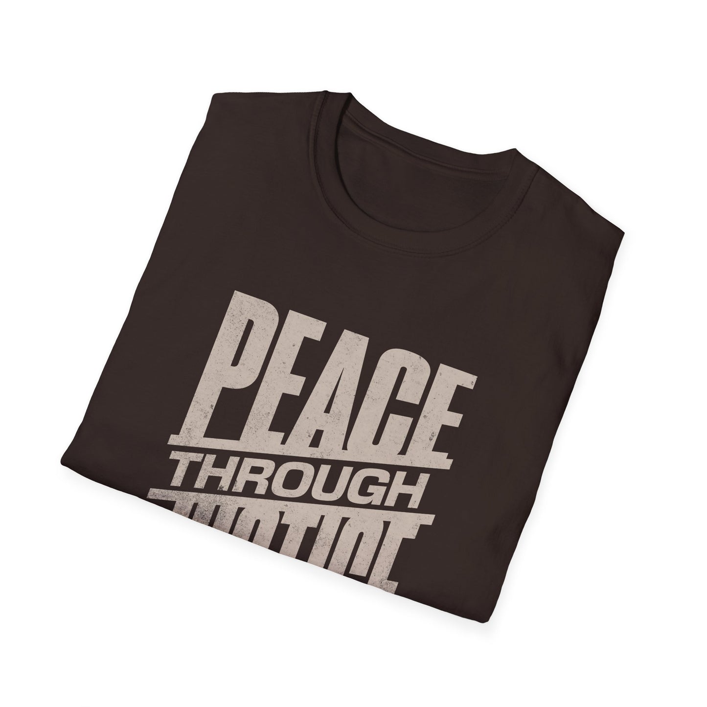 Peace Through Justice - Activism Typography T-Shirt