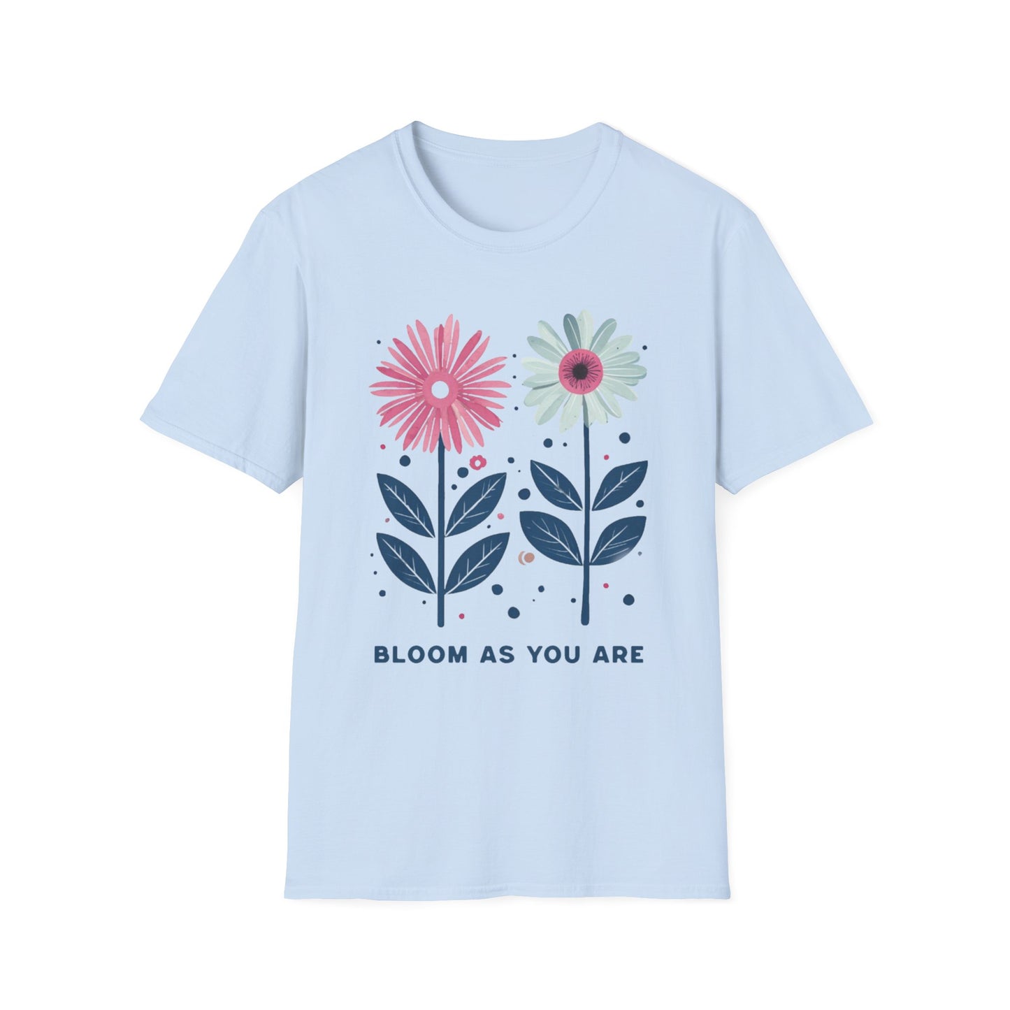 Bloom As You Go T-Shirt -  Boho Floral Design