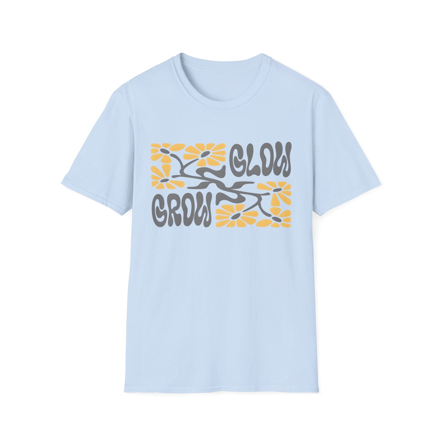 Glow Grow Boho Rectangle Floral T-Shirt