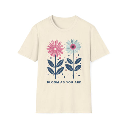 Bloom As You Go T-Shirt -  Boho Floral Design