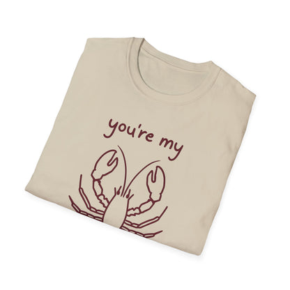 You're My Lov-ster Lobster T-Shirt - Minimalistic Lobster illustration Design