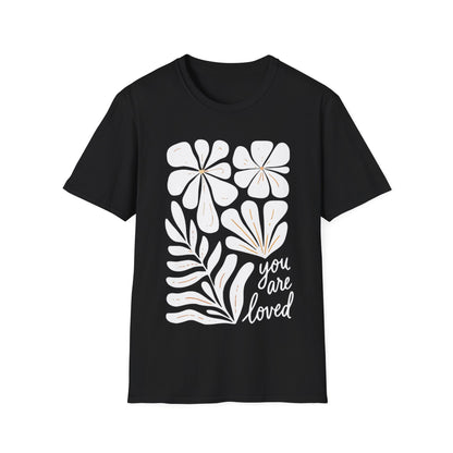 You Are Loved - Minimalistic Boho Flower T-Shirt
