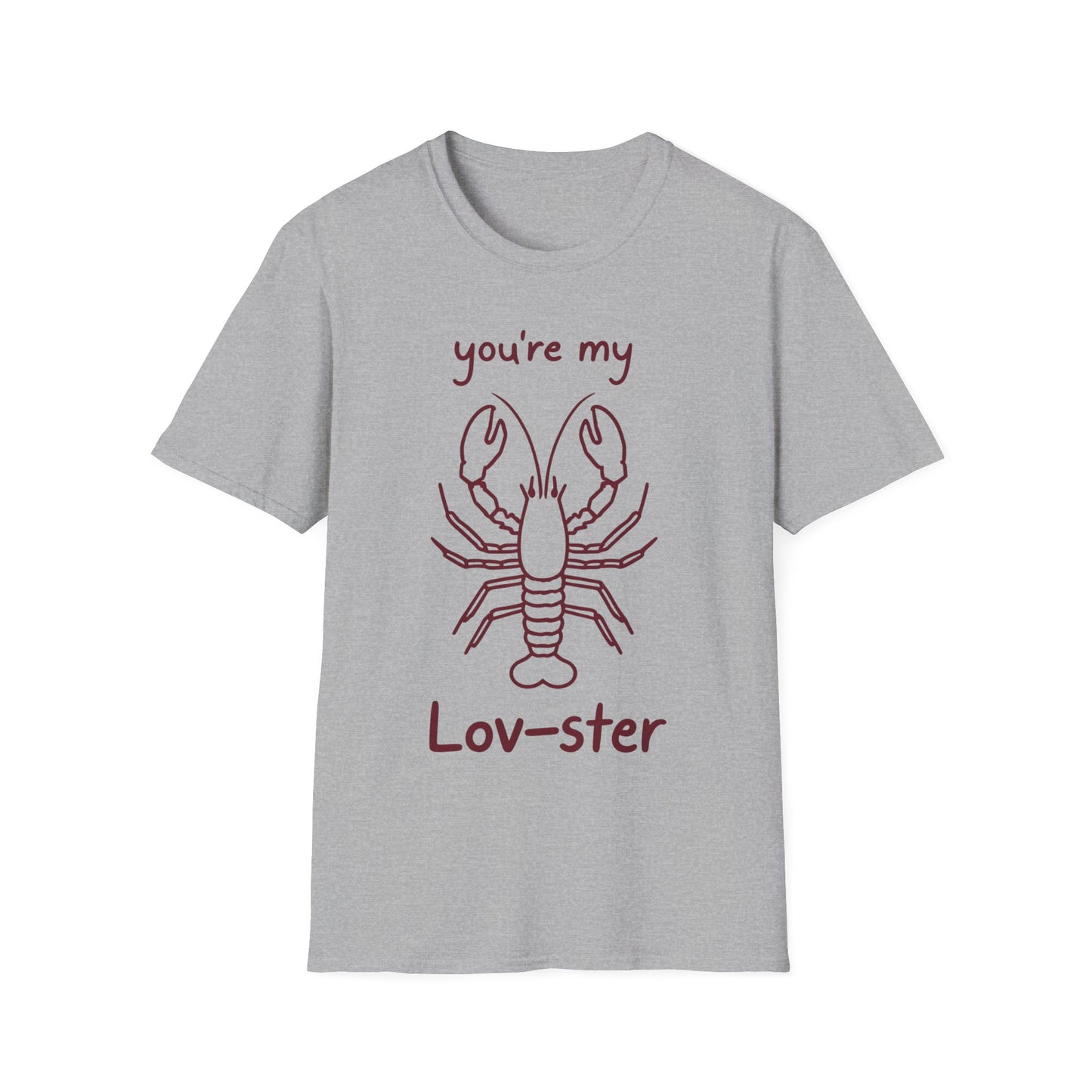 You're My Lov-ster Lobster T-Shirt - Minimalistic Lobster illustration Design