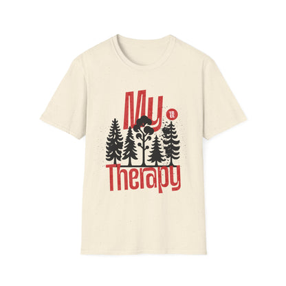 My Therapy - Black Tree Silhouette T-Shirt