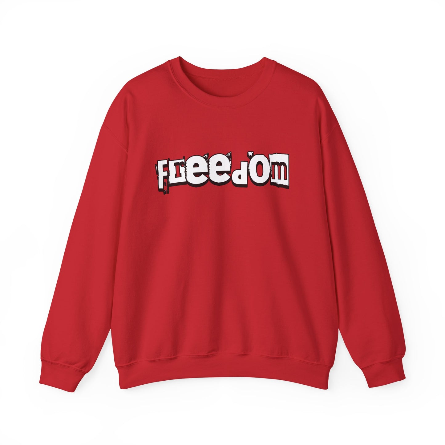 Free Palestine Free The World - Monochrome Graffiti Sweatshirt
