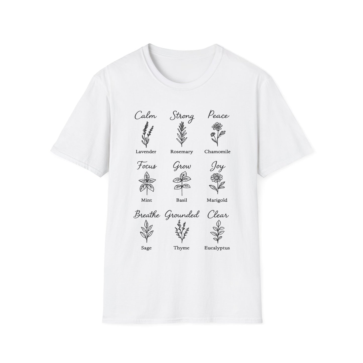 Herb Grid Affirmation T-Shirt