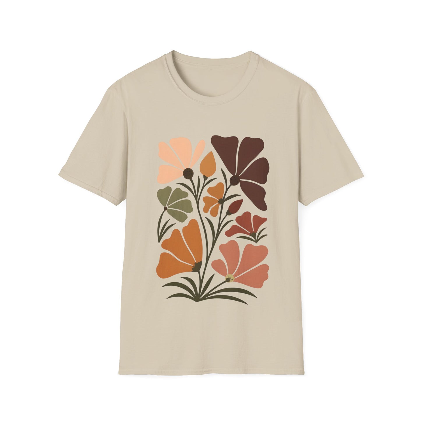Vintage Boho Flowers T-Shirt