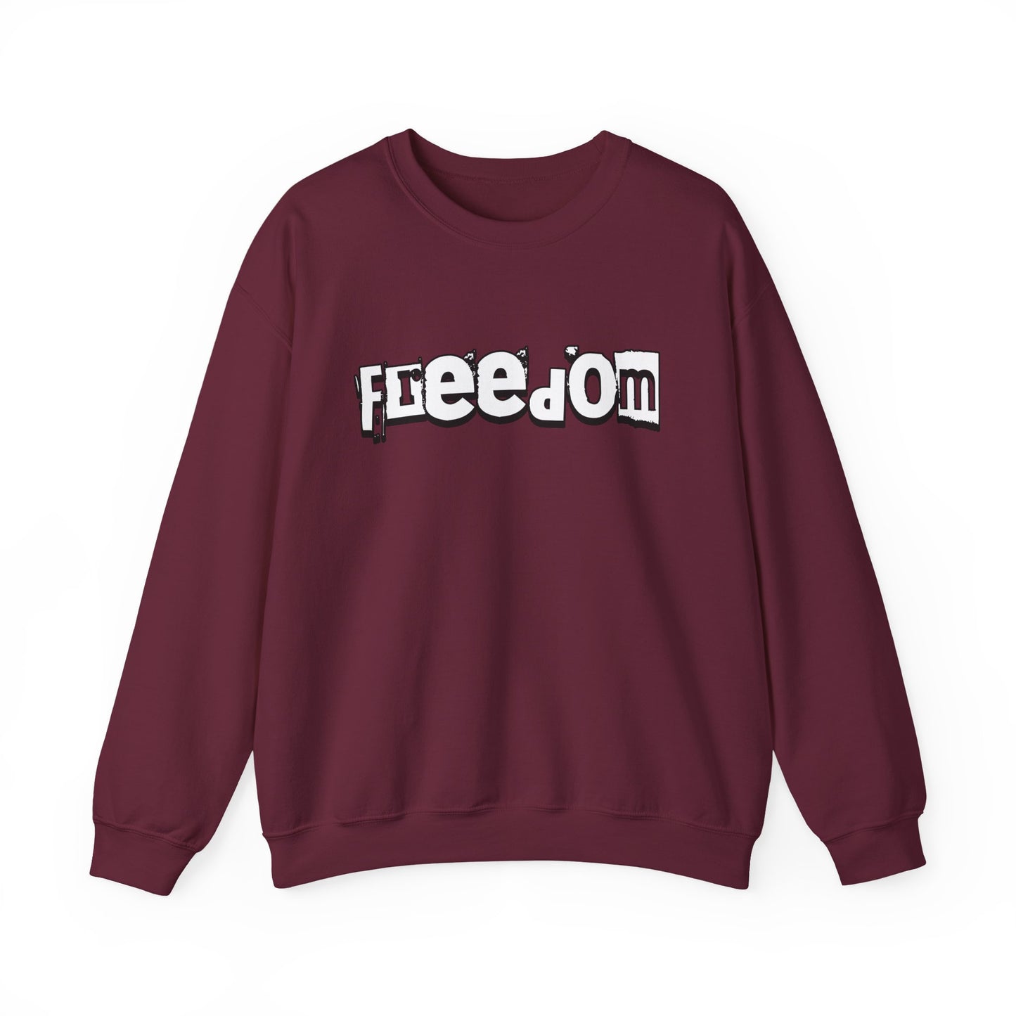 Free Palestine Free The World - Monochrome Graffiti Sweatshirt