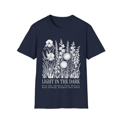 Light In The Dark - Monochrome Floral Group T-shirt