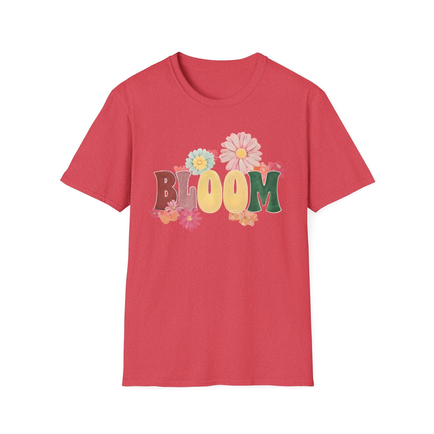 Vintage Bloom T-Shirt - Typography Painting Design