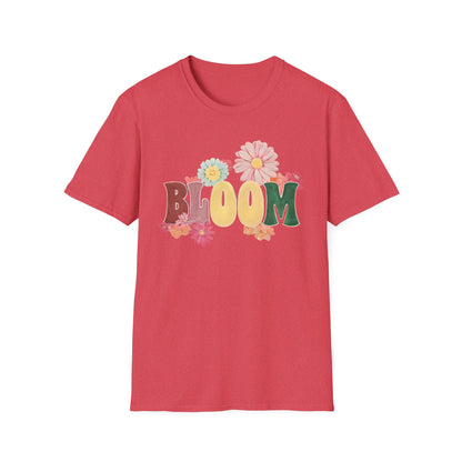 Vintage Bloom T-Shirt - Typography Painting Design