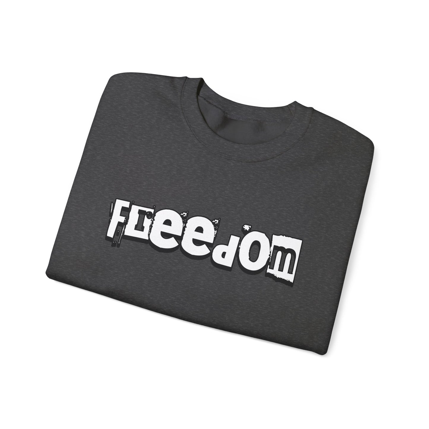 Free Palestine Free The World - Monochrome Graffiti Sweatshirt