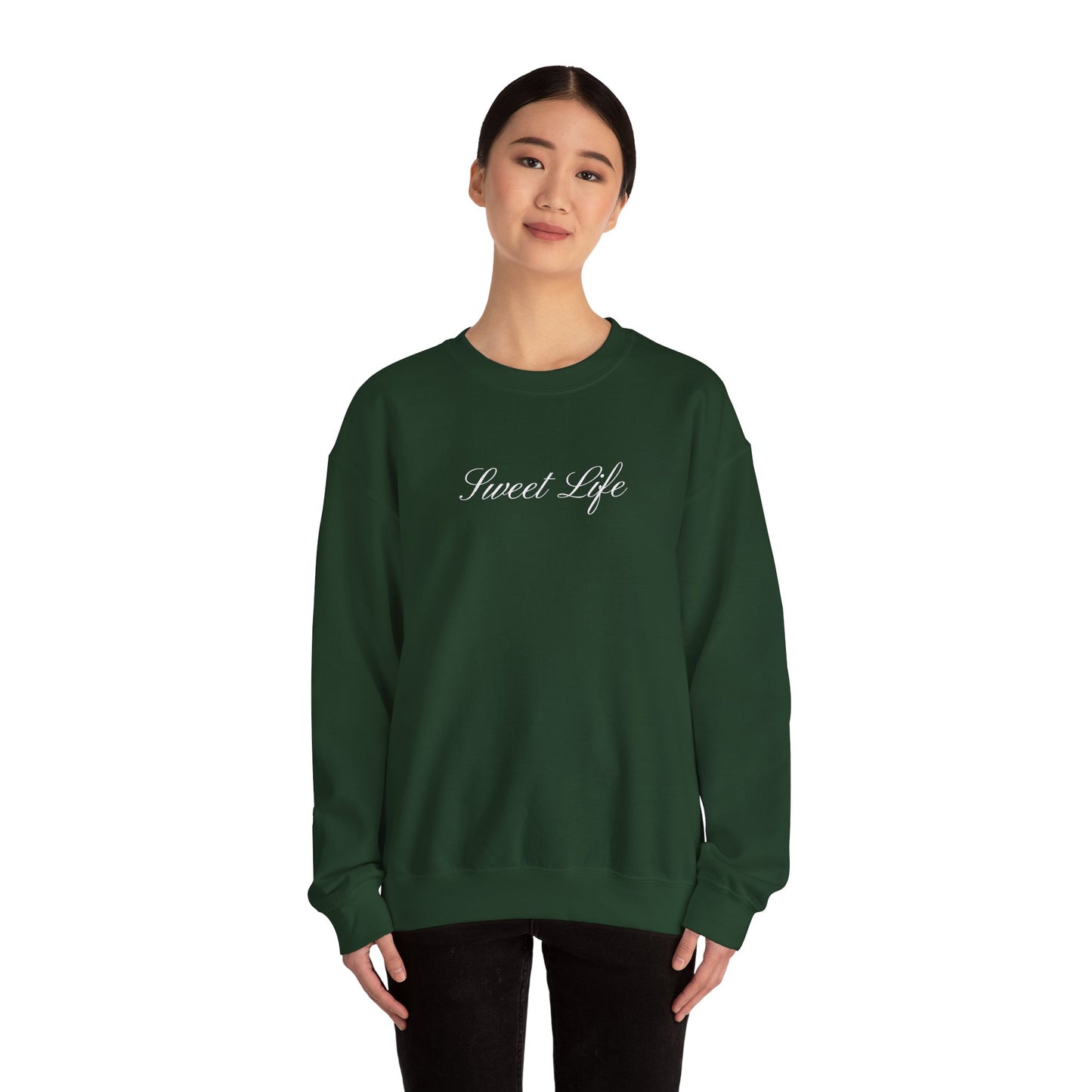 My Recipe of A Sweet Life - Monochrome Cupcake Front and Back Design Sweatshirt