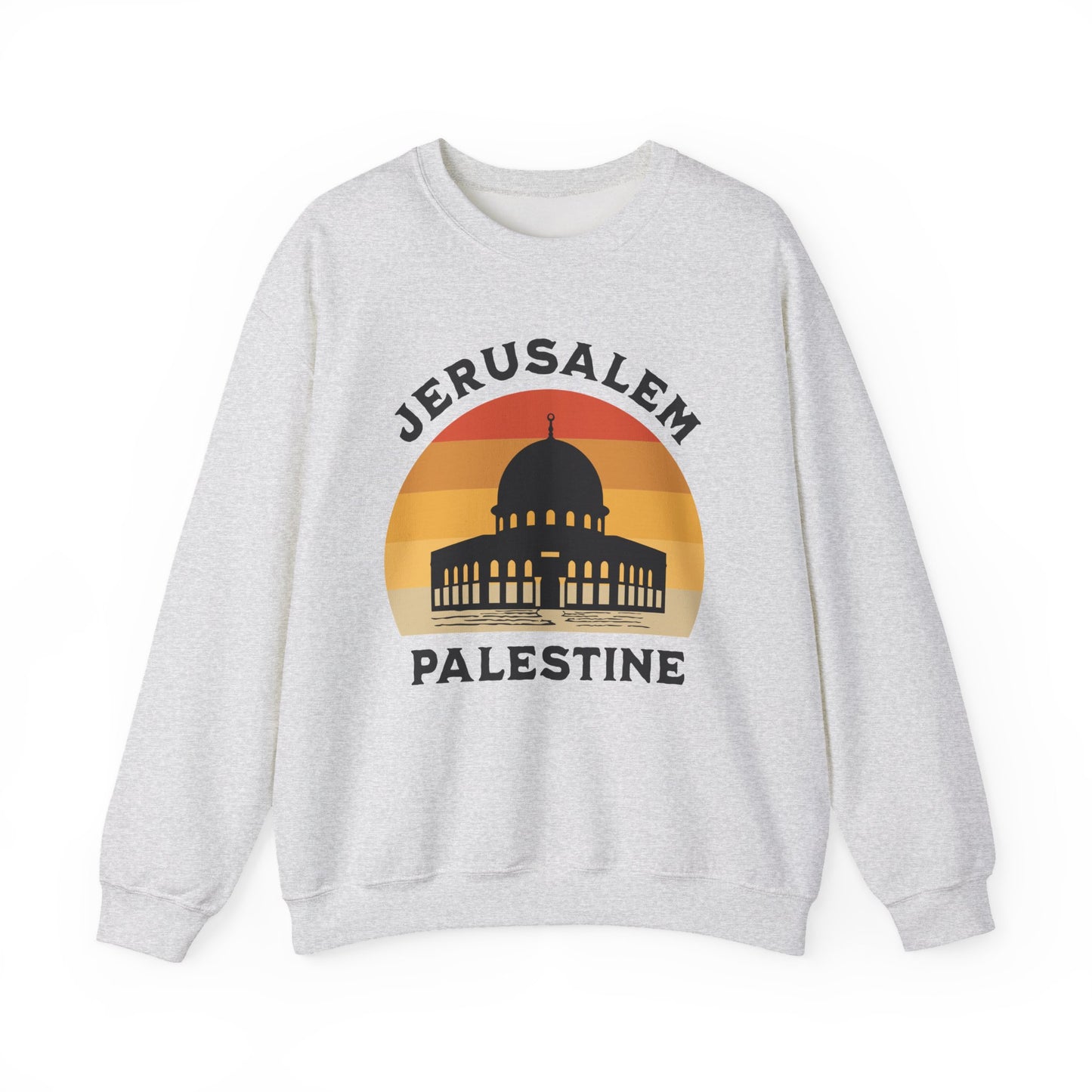 Jerusalem Palestine Dome of The Rock Sunset Sweatshirt