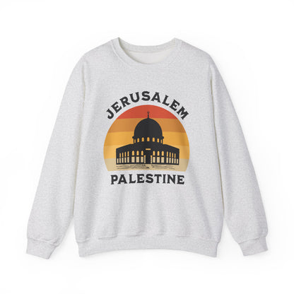 Jerusalem Palestine Dome of The Rock Sunset Sweatshirt