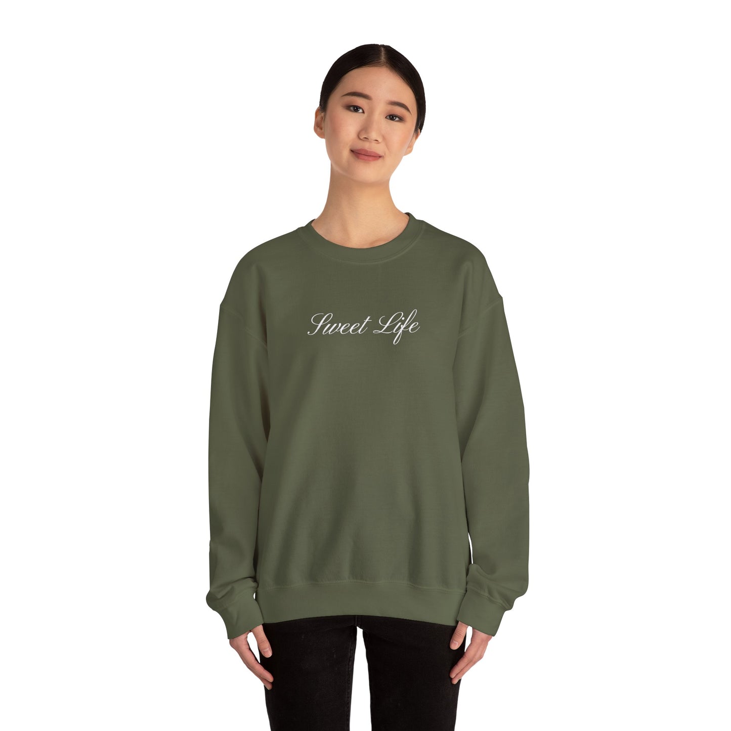 My Recipe of A Sweet Life - Monochrome Cupcake Front and Back Design Sweatshirt