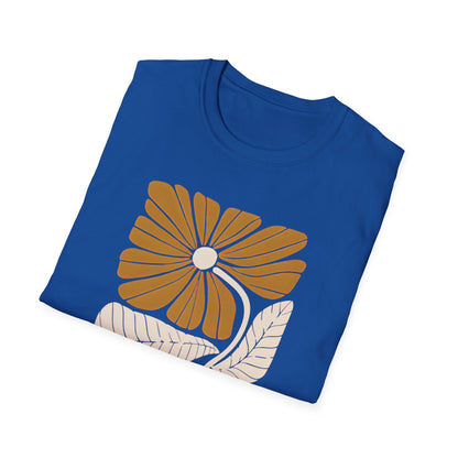 Vintage Boho Flowers Minimalistic T-Shirt