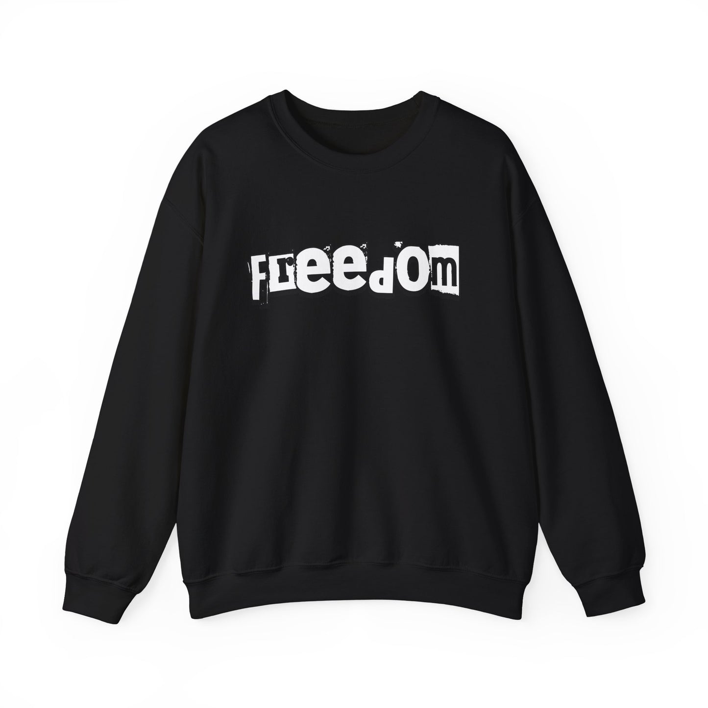 Free Palestine Free The World - Monochrome Graffiti Sweatshirt