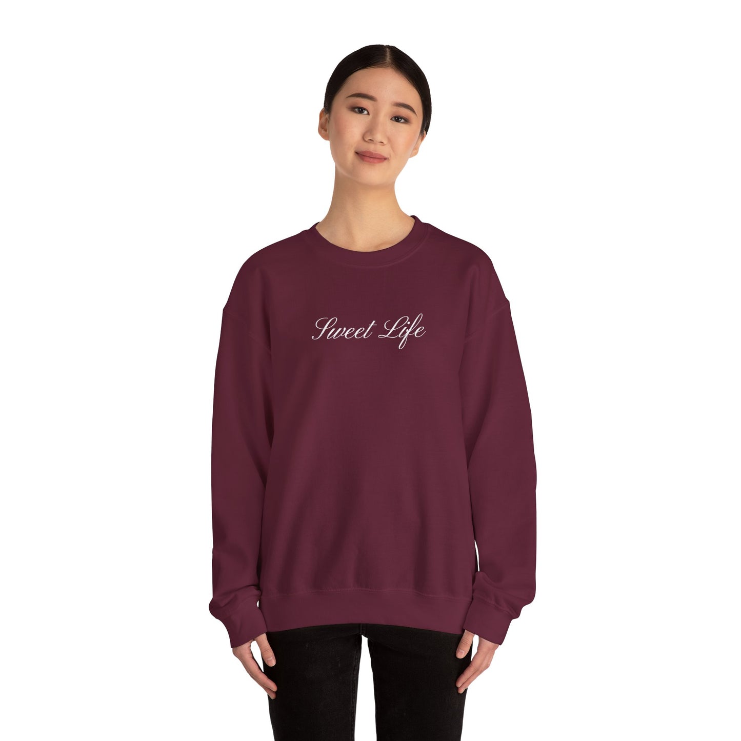 My Recipe of A Sweet Life - Monochrome Cupcake Front and Back Design Sweatshirt