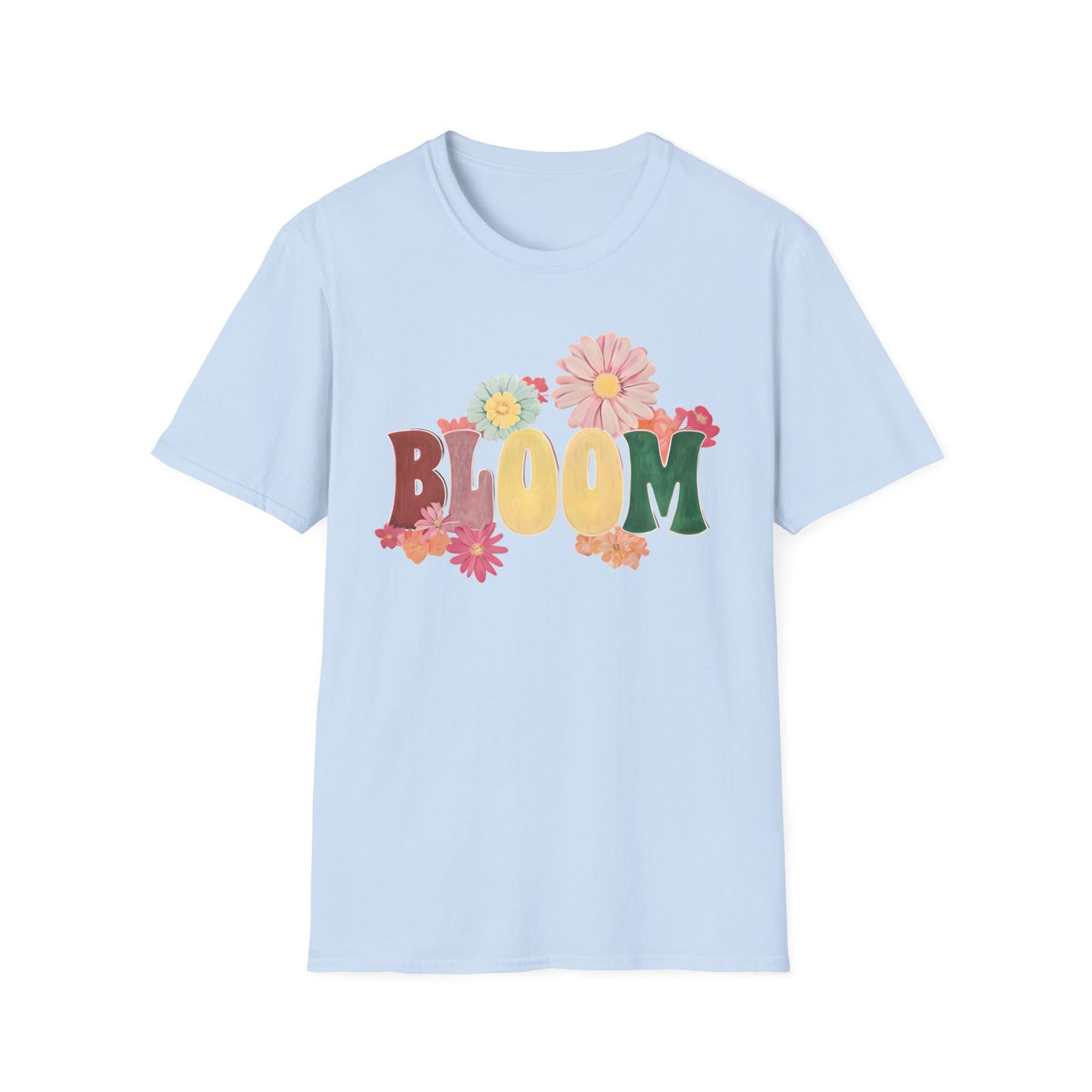 Vintage Bloom T-Shirt - Typography Painting Design