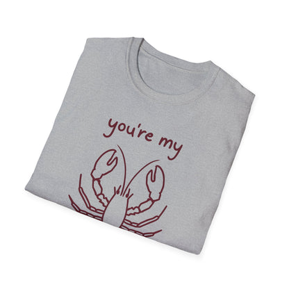 You're My Lov-ster Lobster T-Shirt - Minimalistic Lobster illustration Design