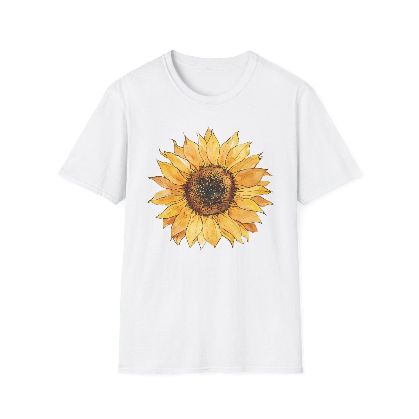 Watercolor Sunflower T-Shirt