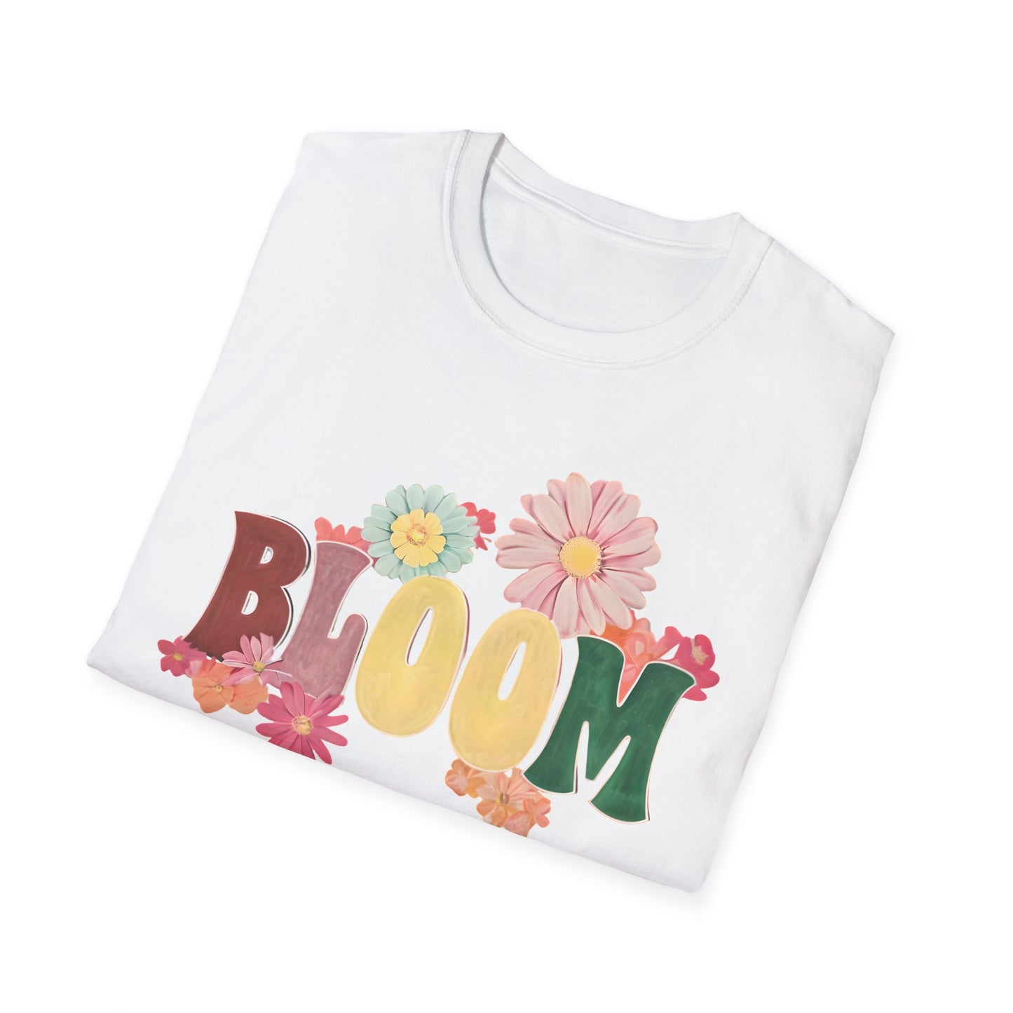 Vintage Bloom T-Shirt - Typography Painting Design