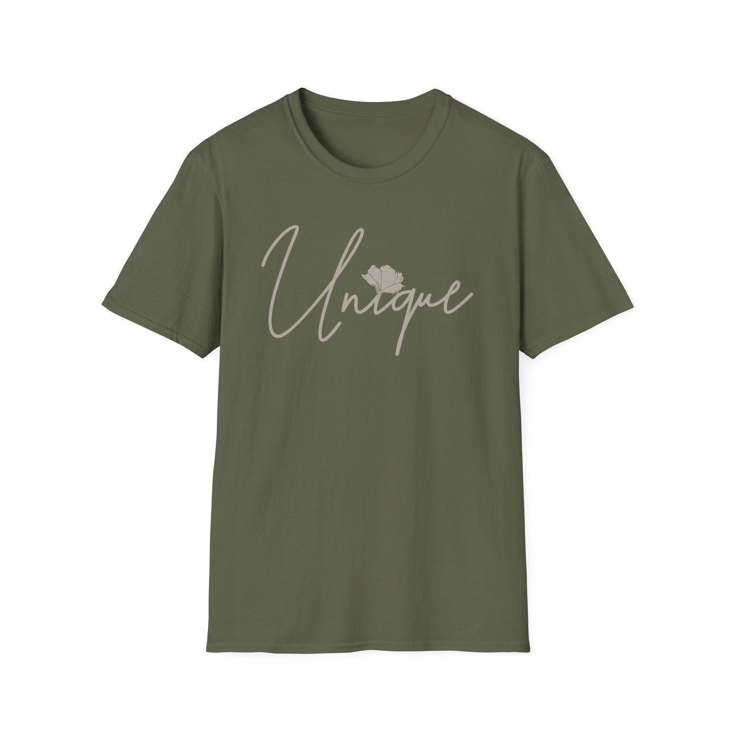 Minimalistic Cursive Unique T-Shirt Design