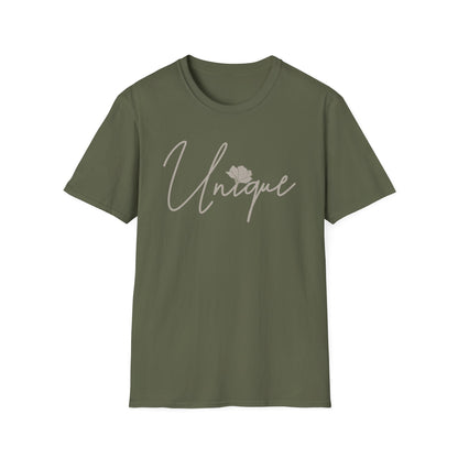 Minimalistic Cursive Unique T-Shirt Design