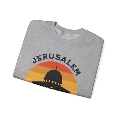 Jerusalem Palestine Dome of The Rock Sunset Sweatshirt