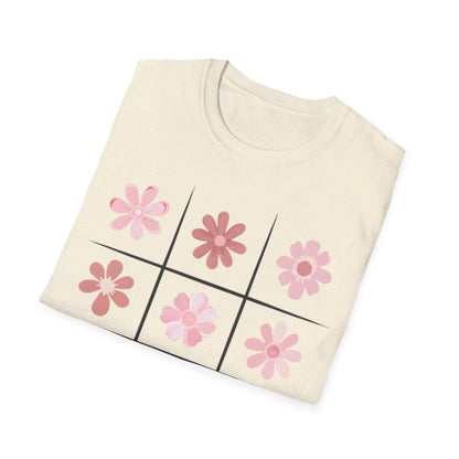 Watercolor Soft Colors Flowers Grid T-Shirt