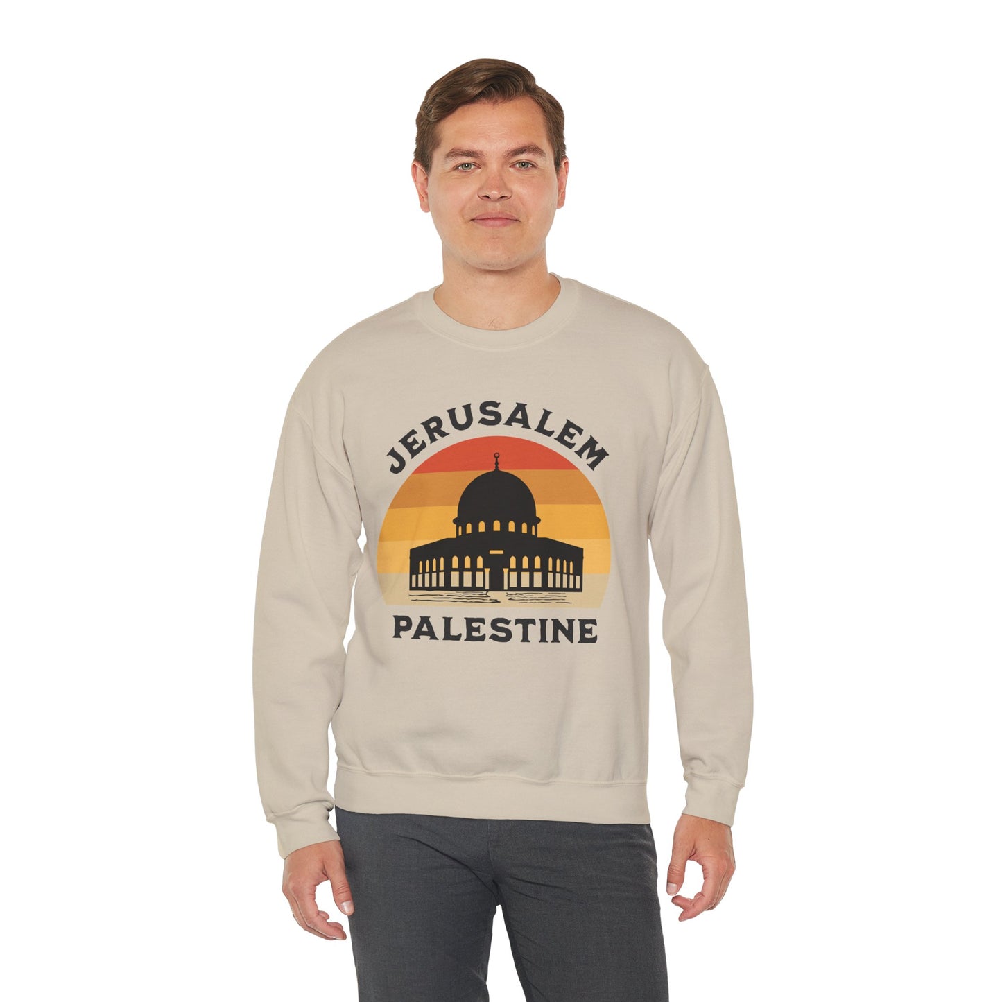 Jerusalem Palestine Dome of The Rock Sunset Sweatshirt