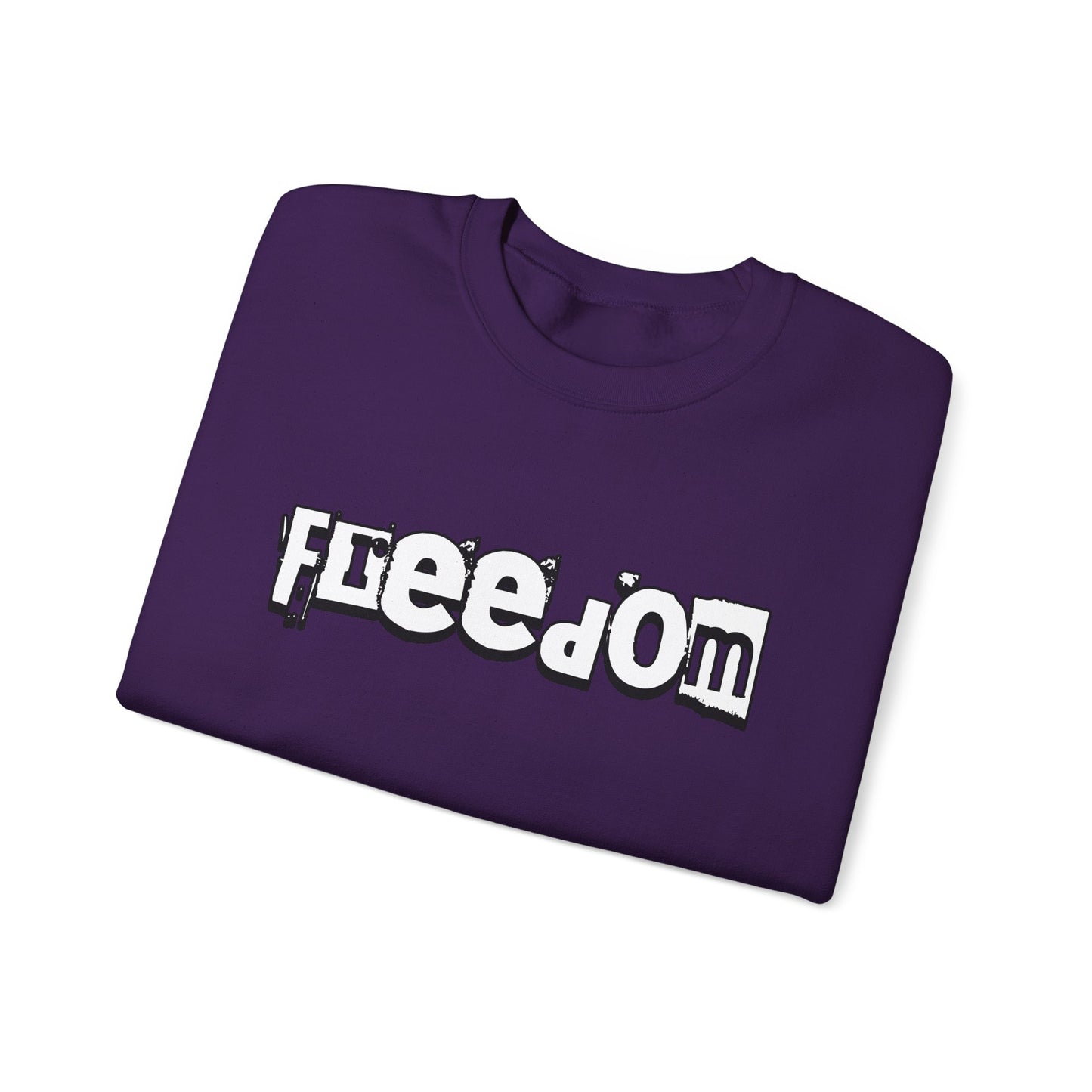 Free Palestine Free The World - Monochrome Graffiti Sweatshirt