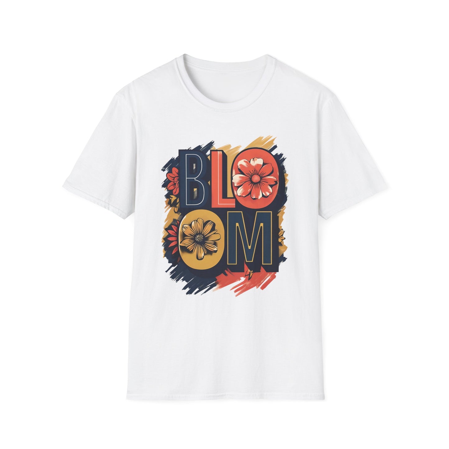 Vibrant Bloom T-Shirt - Typography Bold Design