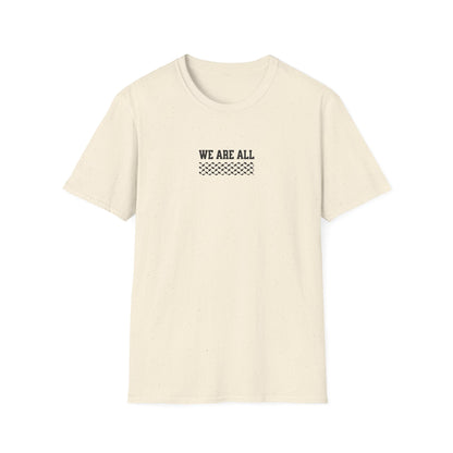 We Are All Palestinians - Front And Back Women's Face Design T-Shirt