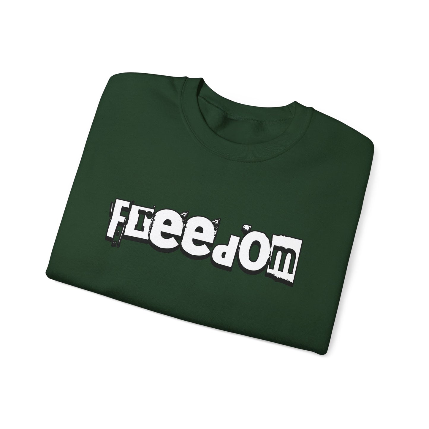 Free Palestine Free The World - Monochrome Graffiti Sweatshirt