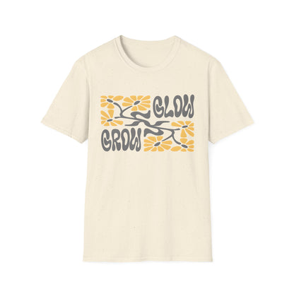 Glow Grow Boho Rectangle Floral T-Shirt