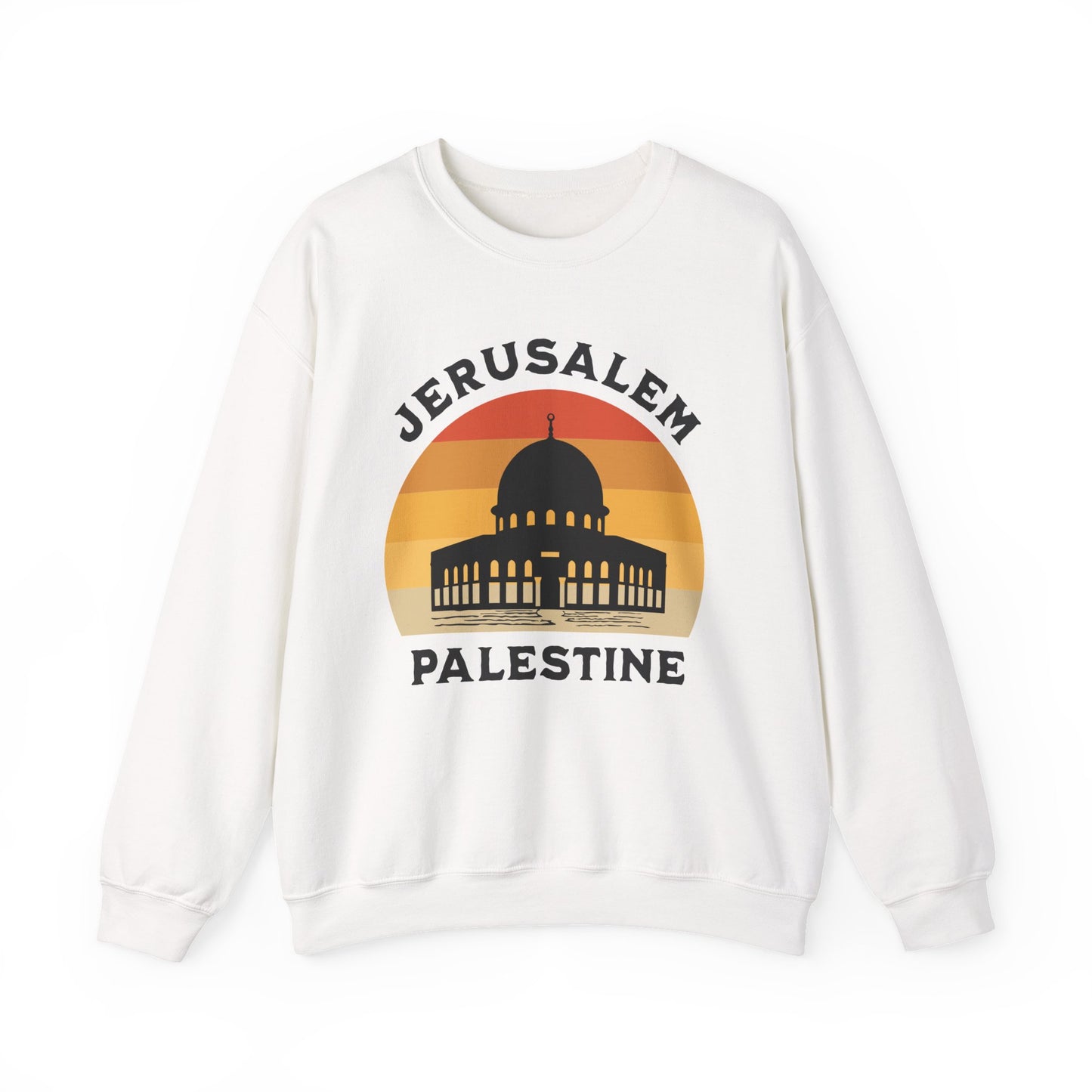 Jerusalem Palestine Dome of The Rock Sunset Sweatshirt
