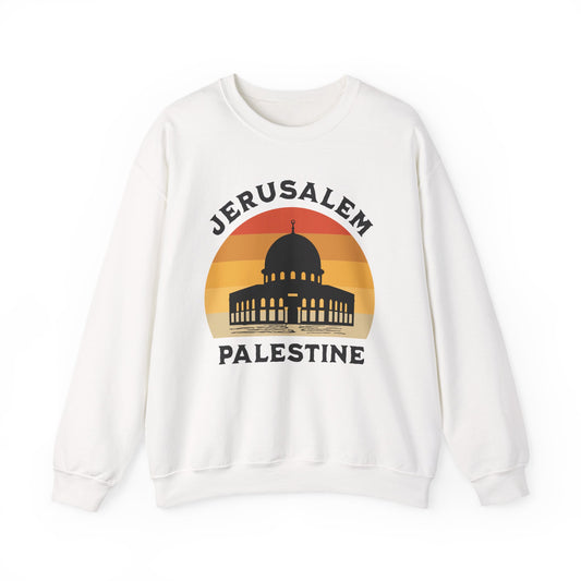 Jerusalem Palestine Dome of The Rock Sunset Sweatshirt