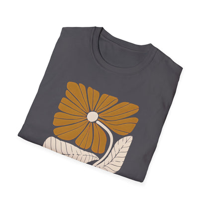 Vintage Boho Flowers Minimalistic T-Shirt