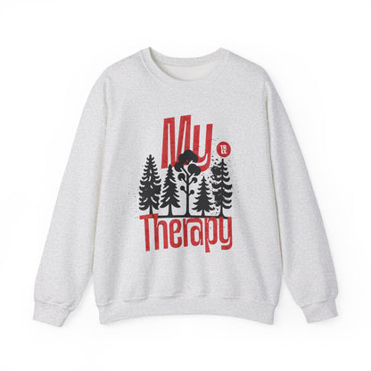 My Therapy - Black Tree Silhouette Sweatshirt