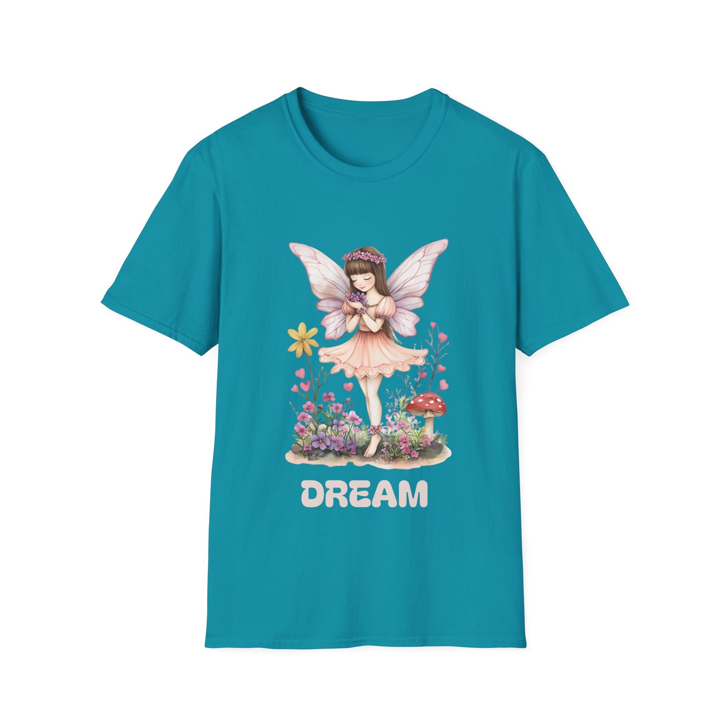 Dream Whimsical T-Shirt -  Fairy and Floral Design
