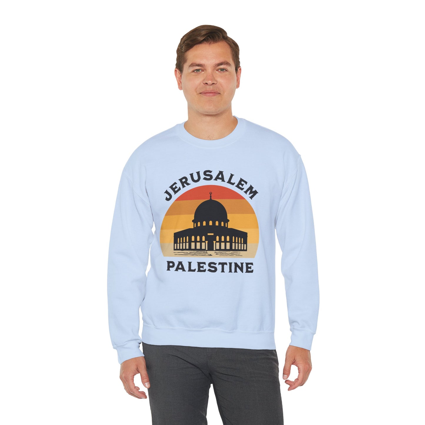Jerusalem Palestine Dome of The Rock Sunset Sweatshirt