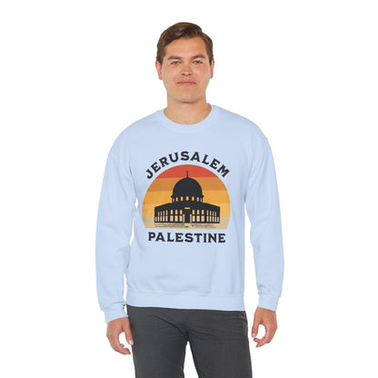 Jerusalem Palestine Dome of The Rock Sunset Sweatshirt