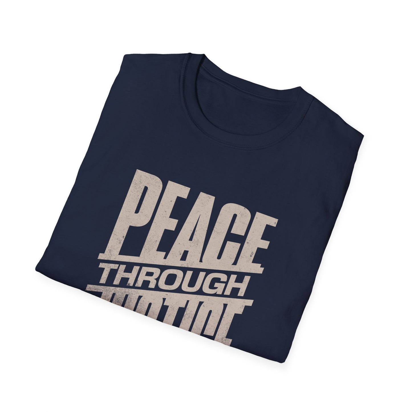 Peace Through Justice - Activism Typography T-Shirt