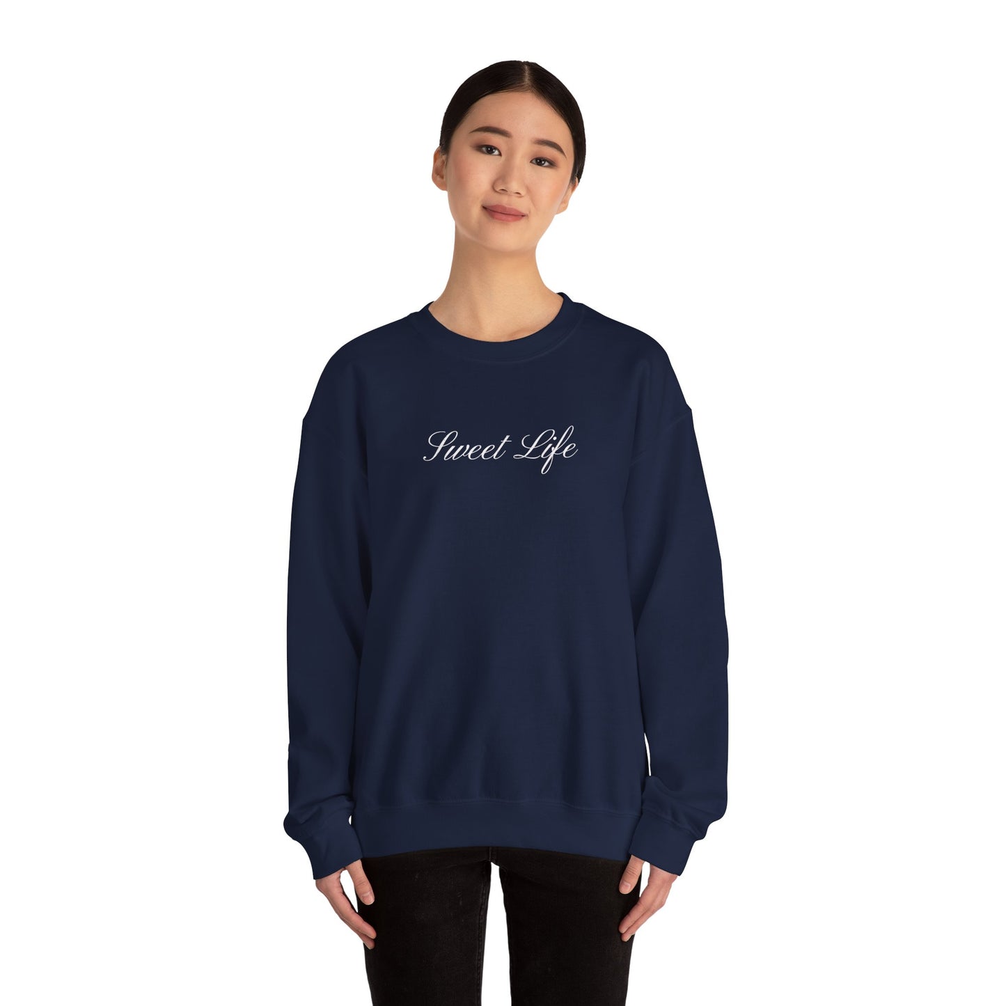 My Recipe of A Sweet Life - Monochrome Cupcake Front and Back Design Sweatshirt