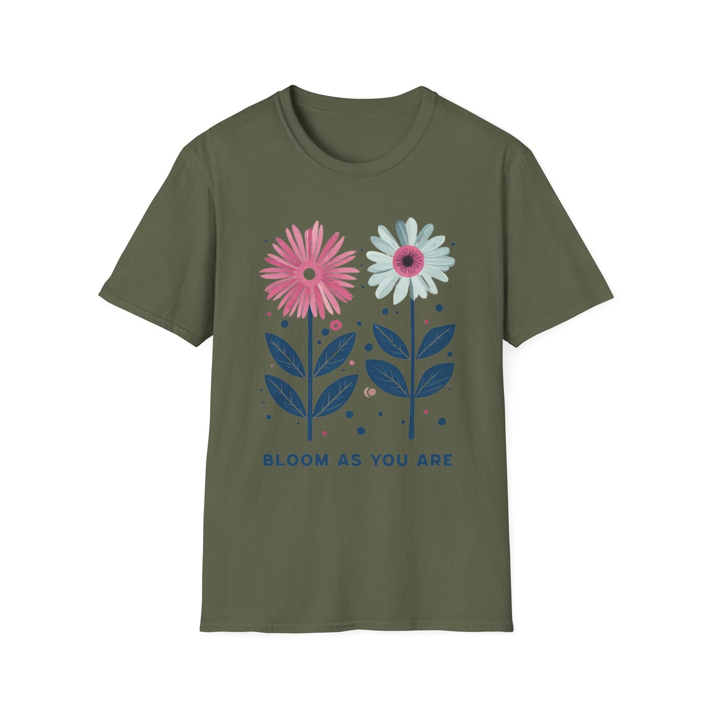 Bloom As You Go T-Shirt -  Boho Floral Design